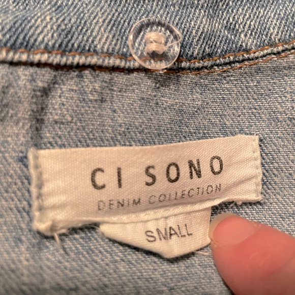 CI SONO Denim Collection Jean Jacket - Picture 6 of 8